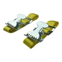 Spanngurtsatz 50 cm mit Metallklammern, 2