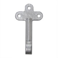 Ladebordwandhaken Nr.0 links 140mm mit Einfall-Öse