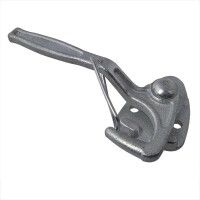 Ladebordwandhaken Nr.0 links 140mm mit Einfall-Öse