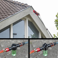 Waschbürste Heavy Duty Teleskopstiel 119 - 450 cm mit Seifenspender für Haus