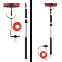 Waschbürste Heavy Duty Teleskopstiel 119 - 450 cm mit Seifenspender für Haus