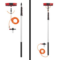 Waschbürste für Hauswand Solar Heavy Duty Teleskopstiel 166 - 700 cm mit Seifenspender