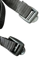 2 x Gurt Haltegurt Zurrgurt für Gasflaschenhalterung – 1,20 m – schwarz (24 mm)