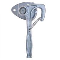 Ladebordwandhaken Nr.1 links 170mm mit Einfall-Öse im Blister