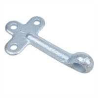 Ladebordwandhaken Nr.1 links 170mm mit Einfall-Öse im Blister