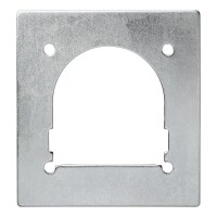 Gegenplatte f&uuml;r Zurrmulde einfach 142x132mm