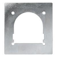 Gegenplatte für Zurrmulde einfach 142x132mm