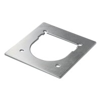 Gegenplatte für Zurrmulde einfach 142x132mm