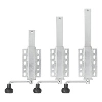 Bootsstütze einstellbar für Bootstrailer 40x40 mm ausdrehbar 385-535 mm 200 kg