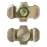 Stud Fitting Double mit Bolzen 3/8" im Blister