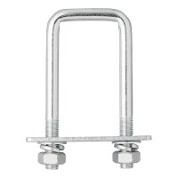 U-Bügel 40mm eckig - Set von 2 Stück