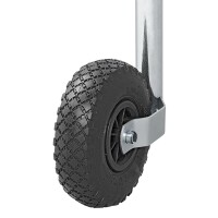 Stützrad 48mm Kunststoff-Felge mit Luftreifen 260x85mm