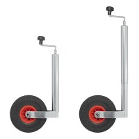 Stützrad 48mm Kunststoff-Felge mit PU-Reifen 260x85mm