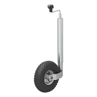 Stützrad 48mm Metall-Felge mit Luftreifen 260x85mm