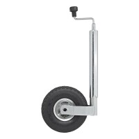 Stützrad 48mm Metall-Felge mit Luftreifen 260x85mm