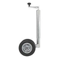 Doppelstützrad 48 mm mit massiven PU-Reifen 200 x 50 mm