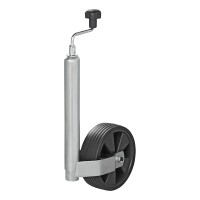 Stützrad 48mm Kunststoff-Felge mit Vollgummi-Reifen 220x70mm