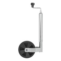 Stützrad 48mm Kunststoff-Felge mit Vollgummi-Reifen 220x70mm