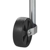 Stützrad 48mm Kunststoff-Felge mit Vollgummi-Reifen 220x70mm