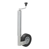 Stützrad 60mm Metall-Felge mit Vollgummi-Reifen...