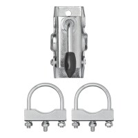 Klemmschelle 48mm für Stützrad + 2x U-Bügel 60/70mm