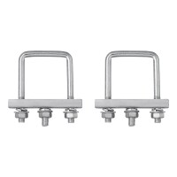 U-Bügel eckig 60mm für Klemmschelle - Set von 2 Stück