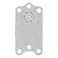 Klemmschelle 48mm Guss mit Klappknebel für Stützrad