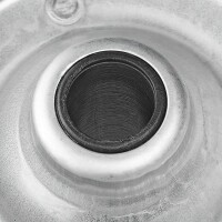 Ersatzrad für Stützrad Metall-Felge mit Vollgummi-Reifen 200x50mm