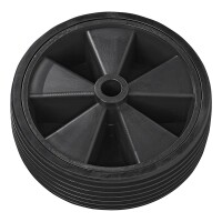 Vollgummirad Rad Ersatzrad mit Kunststofffelge für Stützräder Anhänger  210 x 70 mm
