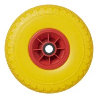 PU-Reifen mit Kunststoff-Felge 10" 3.00-4