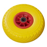 PU-Reifen mit Kunststoff-Felge 10" 3.00-4