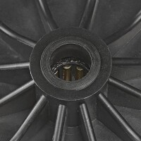 PU-Reifen mit Kunststoff-Felge 16" 4.00-8 inkl. Achse 20mm