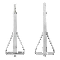 Stütze Ausdrehstütze 800kg 605x260mm H:500mm Wohnwagen Anhänger