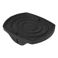 4 Stützplatten mit Metallstift – Für Kurbelstützen am Wohnwagen und Anhänger