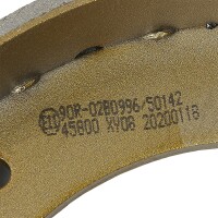 Bremsbacken-Set 200*50mm passend für Knott - E-Typ geprüft - CE Geprüft - Kein Original Ersatzteil - D7Hohe Qualität