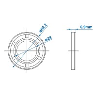 Dichtring 30x52x7mm - Kein Originalersatzteil - Nachbau - Hohe Qualität