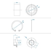Kompaktlagersatz 42/80x42mm passend für AL-KO - Kein Originalersatzteil - Nachbau - Hohe Qualität