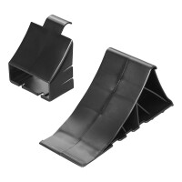 Unterlegkeil Kunststoff schwarz inkl. Halter