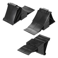 Unterlegkeil Kunststoff schwarz inkl. Halter