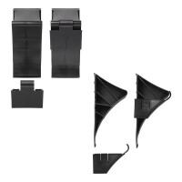 Unterlegkeil Kunststoff schwarz inkl. Halter