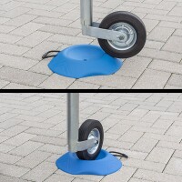 Unterlegkeil für Stützrad bis Ø250mm Rollschutz Wohnwagen PKW-Anhänger