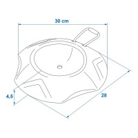 Unterlegkeil für Stützrad bis Ø250mm Rollschutz Wohnwagen PKW-Anhänger