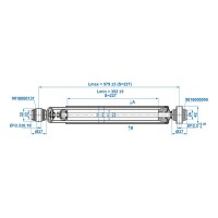 Anhänger Stoßdämpfer passend für Boge/BPW/Hahn/Peitz 1500-3000kg CC=350-580 1 Stück