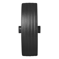 Ersatzrad für Stützrad Metall-Felge mit Vollgummi-Reifen groß  220 x 65 mm 300 kg