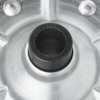 Ersatzrad für Stützrad Metall-Felge mit Vollgummi-Reifen groß  220 x 65 mm 300 kg
