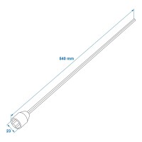 Adapter Verlängerung 540mm / 23mm für Ausdrehstütze