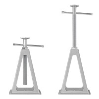 Stützbock-Set von 4 Stück Aluminium