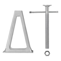 Stützbock-Set von 4 Stück Aluminium