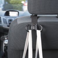 Kopfstütze Aufhänger mit Doppelhaken - Set von 2 Stück