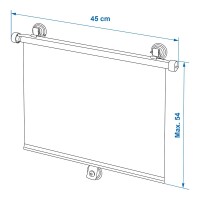 Sonnenrollo 45x54cm - Set von 2 Stück